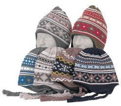 Boys Fleece Lined Peruvian Hat