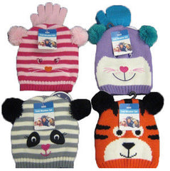 Kids Animal Hat/Glove Set